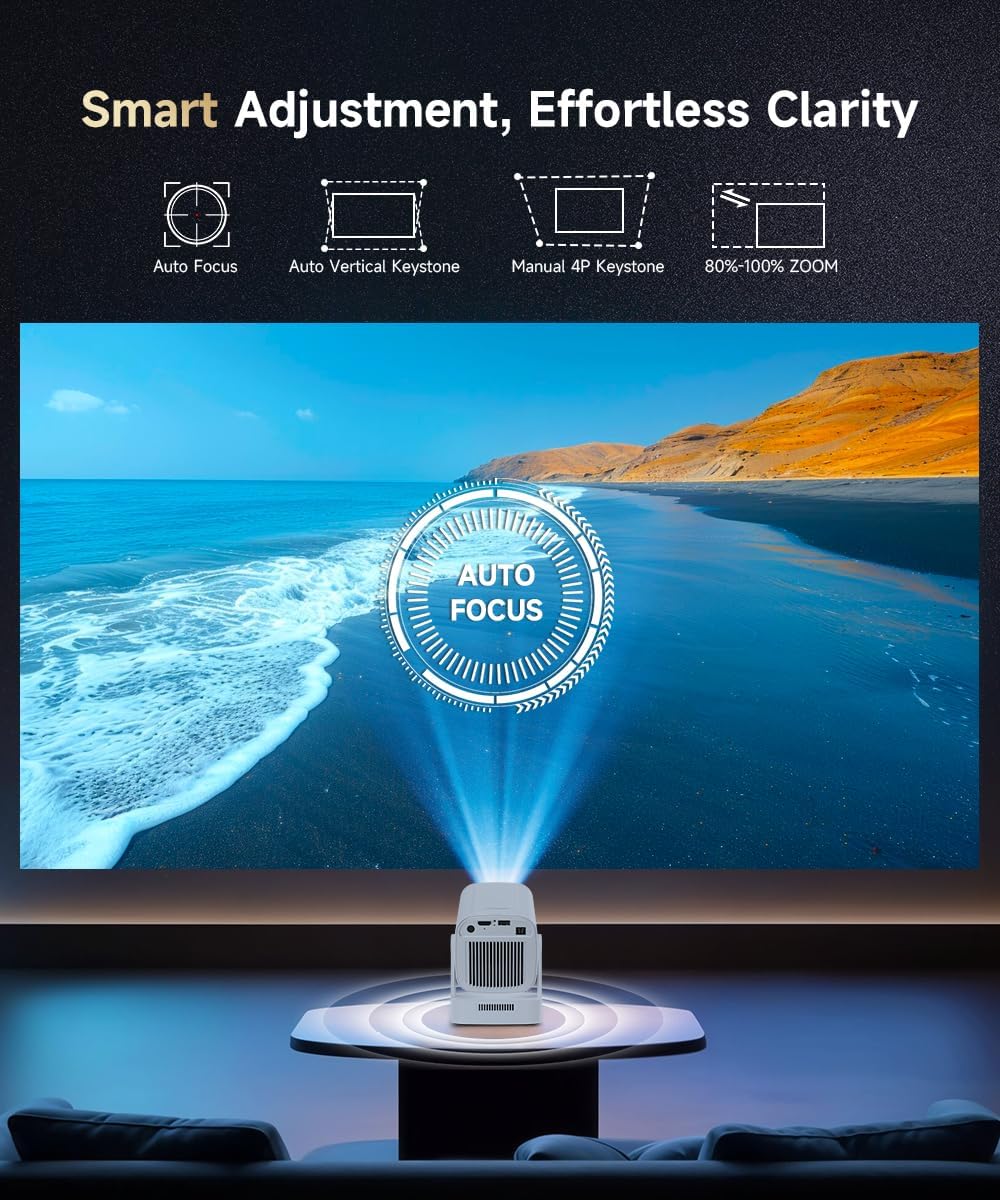 Vidéo projecteur Magcubic HY310, 1080P, Wifi 6, Auto Focus